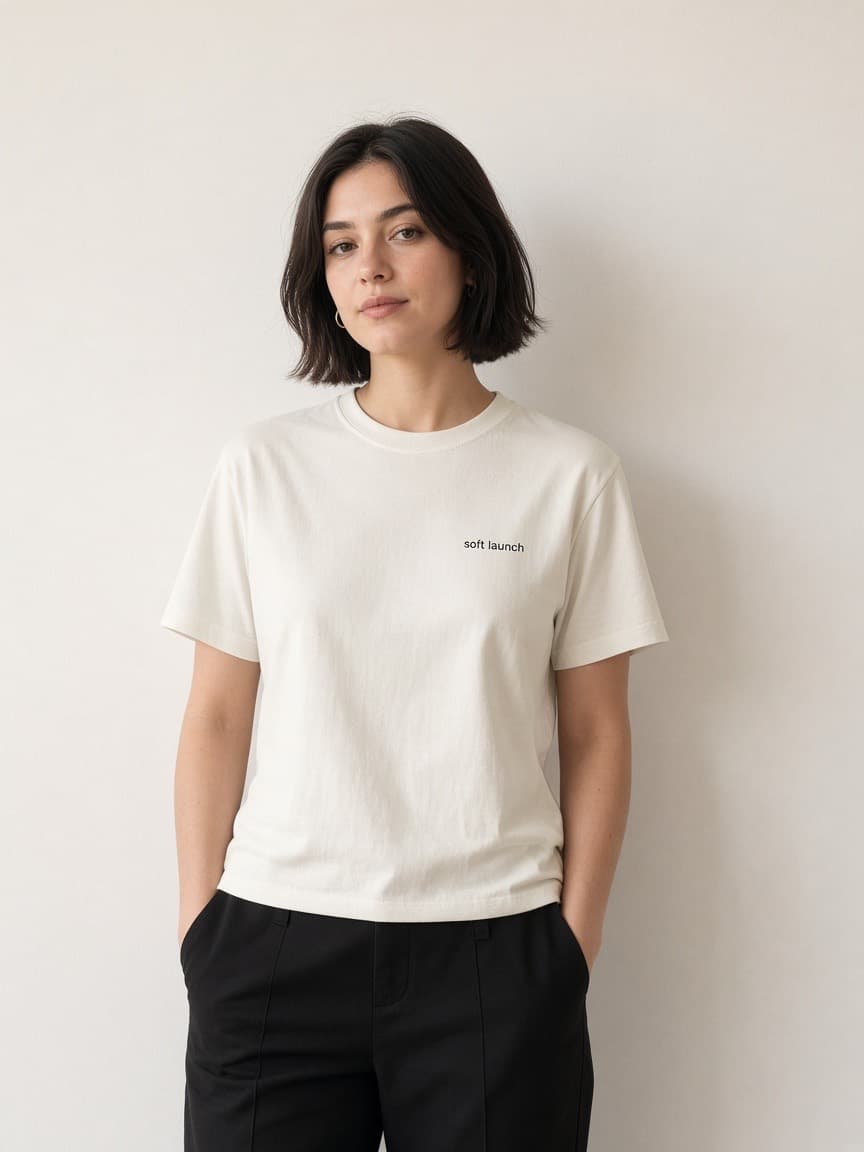 Soft Launch in Paper, worn